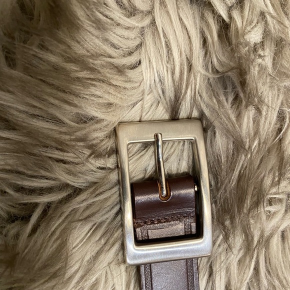 Buffalo David Bitton Brown Letter Belt - Picture 5 of 5